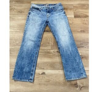 BKE Derek Bootcut Jeans Medium Wash Denim Mens Size 33x31-32